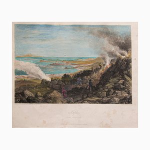 Napoli Landscape Original Etching on Paper, 19th Century-ZCI-784216