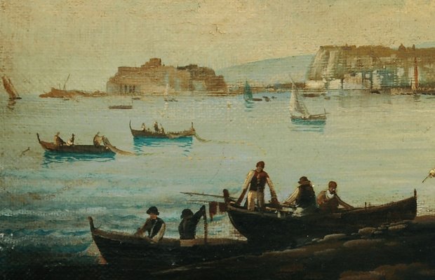 Napoli, Posillipo School, Oil on Canvas-YUW-919765