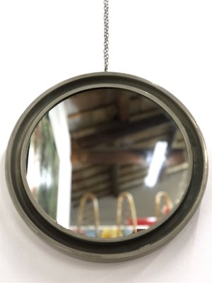 Narcisio Mirror in Brass by Sergio Mazza for Artemide, Italy, 1960s-FQG-1762900