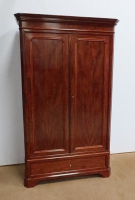 Narrow Mahogany Wardrobe-RVK-1706500