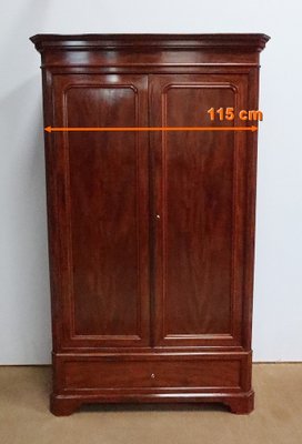 Narrow Mahogany Wardrobe-RVK-1706500