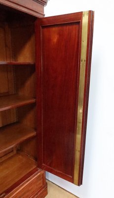 Narrow Mahogany Wardrobe-RVK-1706500