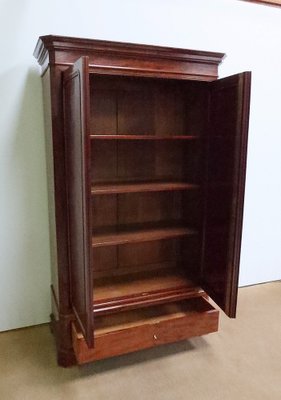 Narrow Mahogany Wardrobe-RVK-1706500