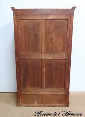 Narrow Mahogany Wardrobe-RVK-1706500