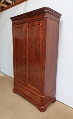 Narrow Mahogany Wardrobe-RVK-1706500