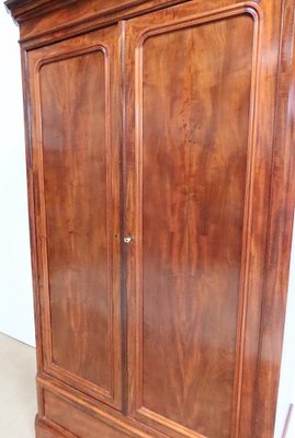 Narrow Mahogany Wardrobe-RVK-1706500