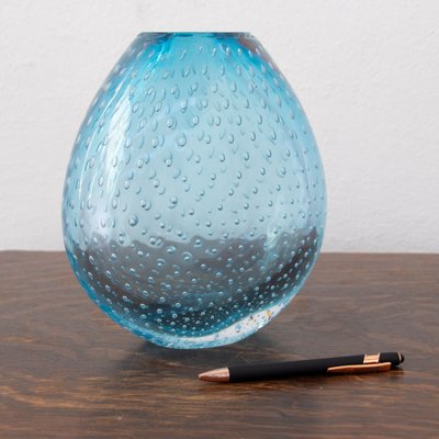 Nason Vase in Murano Browded Blue Color from Nasonmoretti, Italy-MPO-1735832