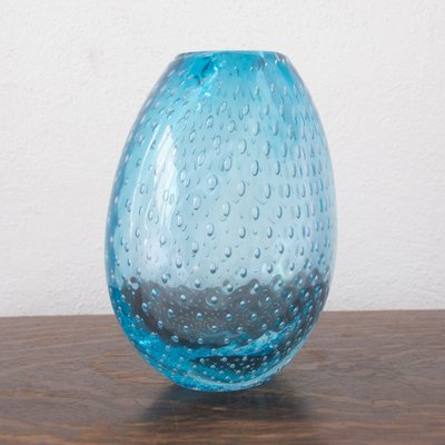 Nason Vase in Murano Browded Blue Color from Nasonmoretti, Italy-MPO-1735832