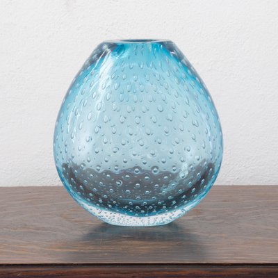 Nason Vase in Murano Browded Blue Color from Nasonmoretti, Italy-MPO-1735832