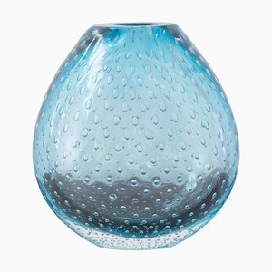 Nason Vase in Murano Browded Blue Color from Nasonmoretti, Italy-MPO-1735832