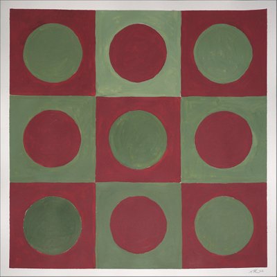 Natalia Roman, Forest Tile Grid, 2022, Acrylic on Watercolor Paper-RWC-1326733