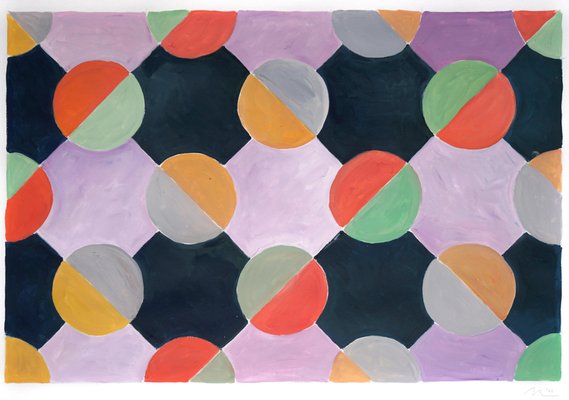 Natalia Roman, New Chess Tiles, 2022, Acrylic on Watercolor Paper-RWC-1341111