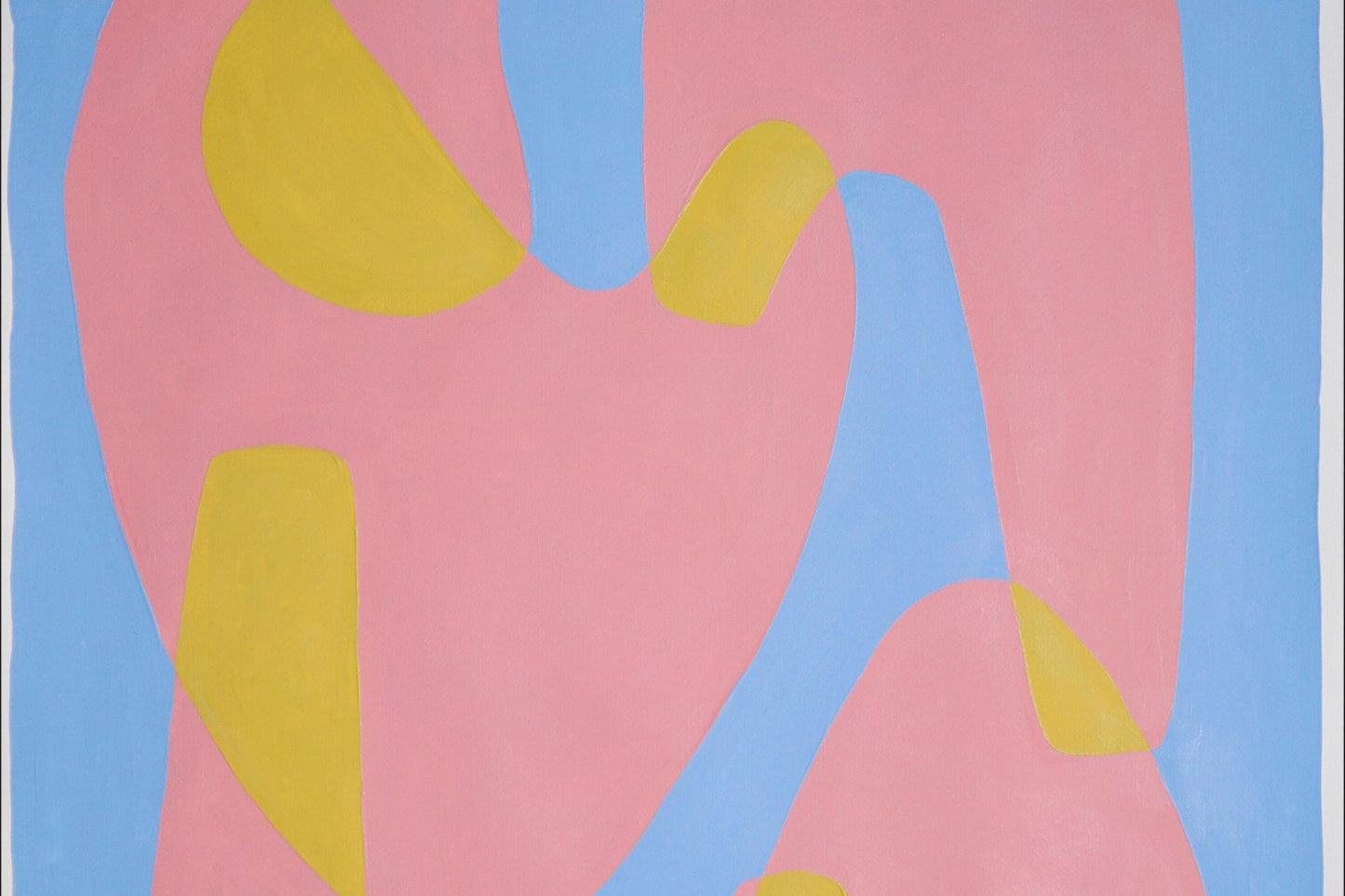 Natalia Roman, Pastel Futurist Arrows, 2022, Acrylic on Watercolor Paper