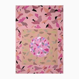 Natalia Roman, Pastel Pink Shapes, 2022, Acrylic on Watercolor Paper-RWC-1165812