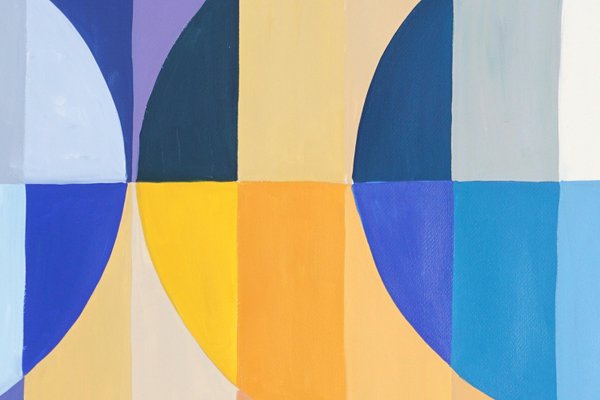 Natalia Roman, Phases of the Moon, 2024, Acrylic on Watercolor Paper-RWC-2034158