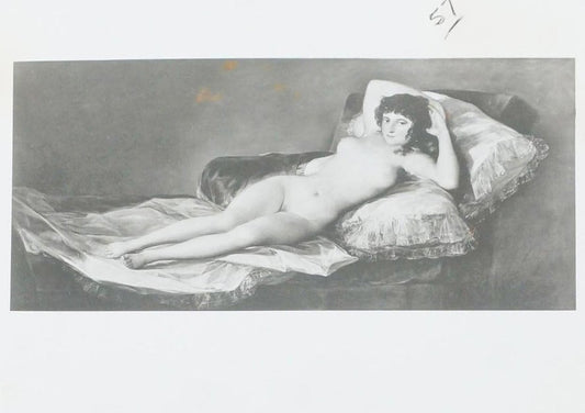 National Gallery of Art Photograph of Goya 'the Naked Maja', 1976, 1976, Paper