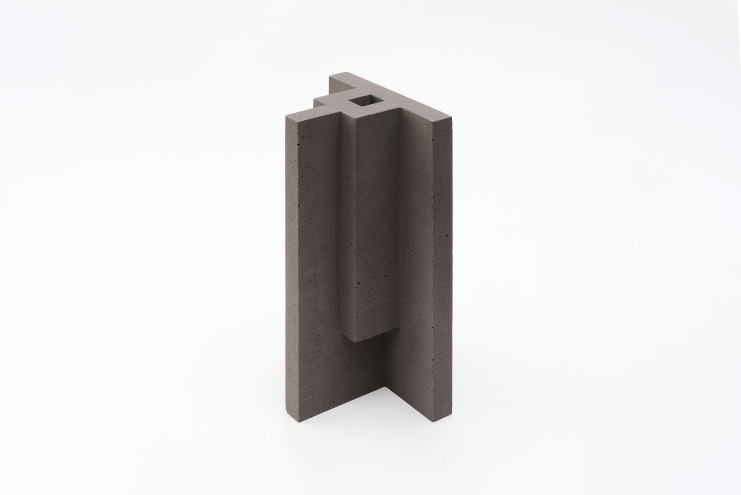 Natural Concrete Chandigarh I Vase by Paolo Giordano for I-and-I Collection