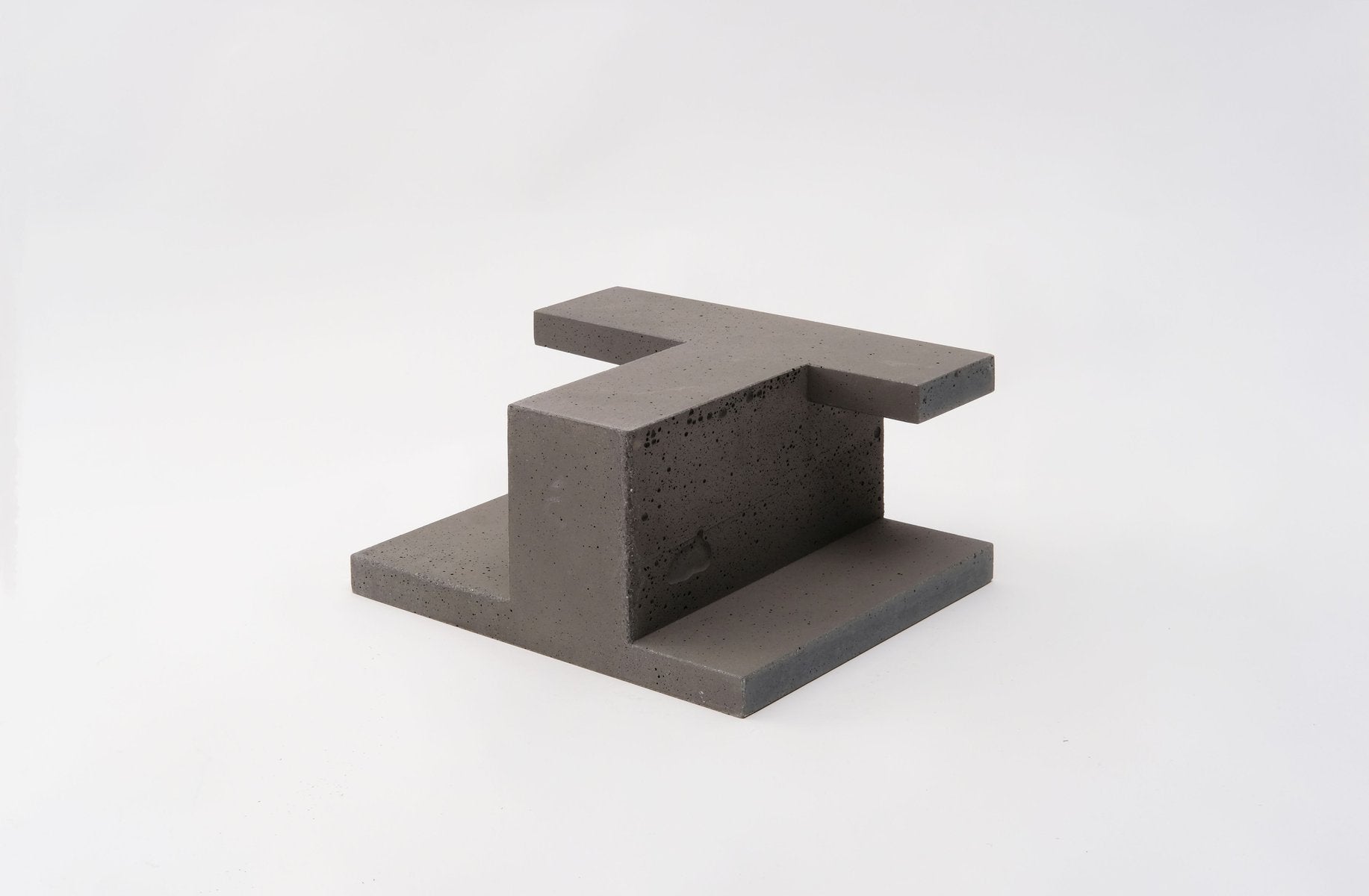 Natural Concrete Chandigarh IV Vase by Paolo Giordano for I-and-I Collection