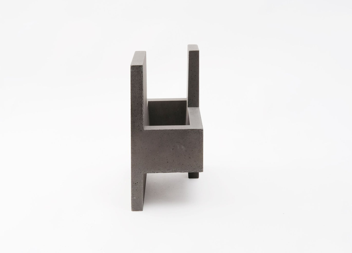 Natural Concrete Chandigarh IV Vase by Paolo Giordano for I-and-I Collection