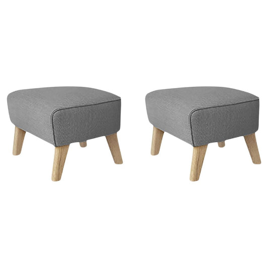 Natural Oak Raf Simons Vidar 3 My Own Chair Footstool by Lassen, Set of 2