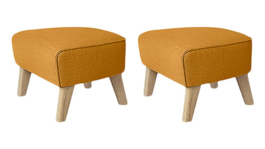 Natural Oak Raf Simons Vidar 3 My Own Chair Footstool by Lassen, Set of 2