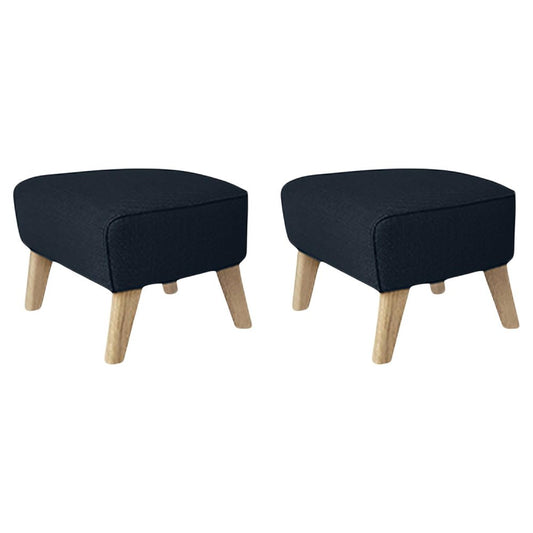 Natural Oak Raf Simons Vidar 3 My Own Chair Footstools by Lassen, Set of 2