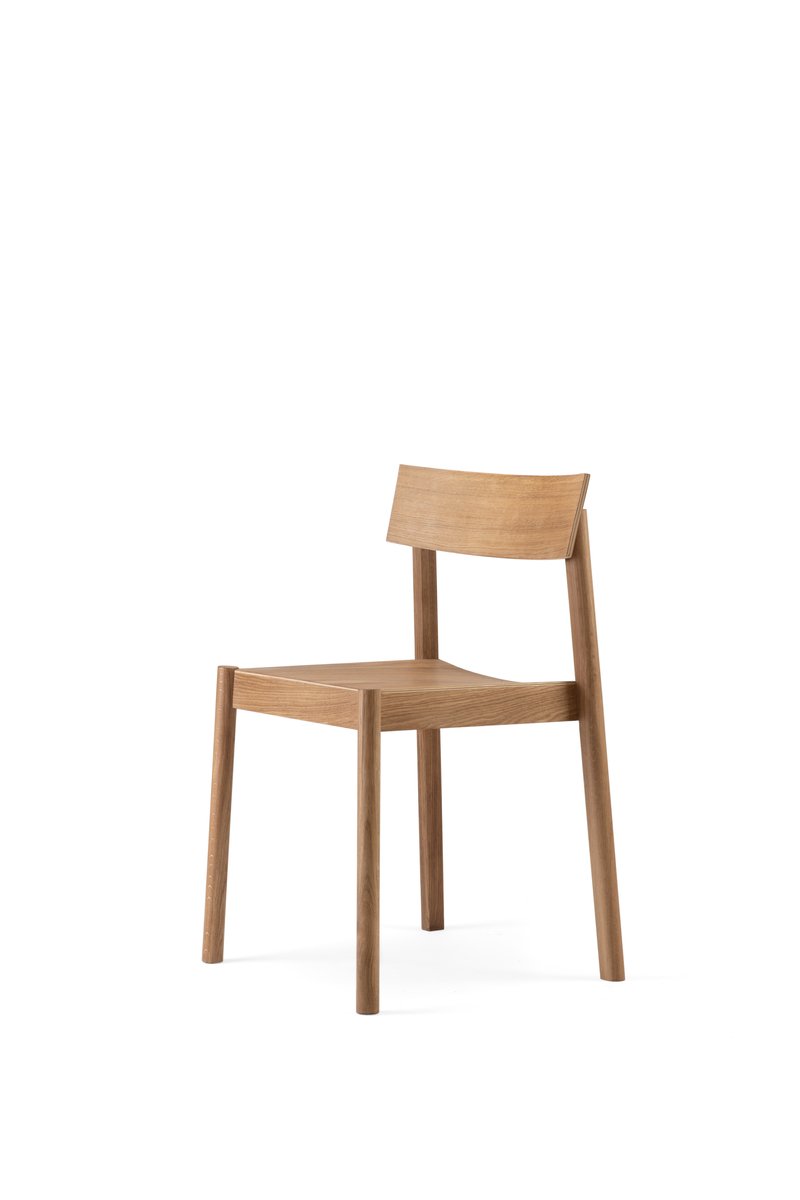 Natural Oil Rectangular Citizen Chair by etc.etc. for Emko