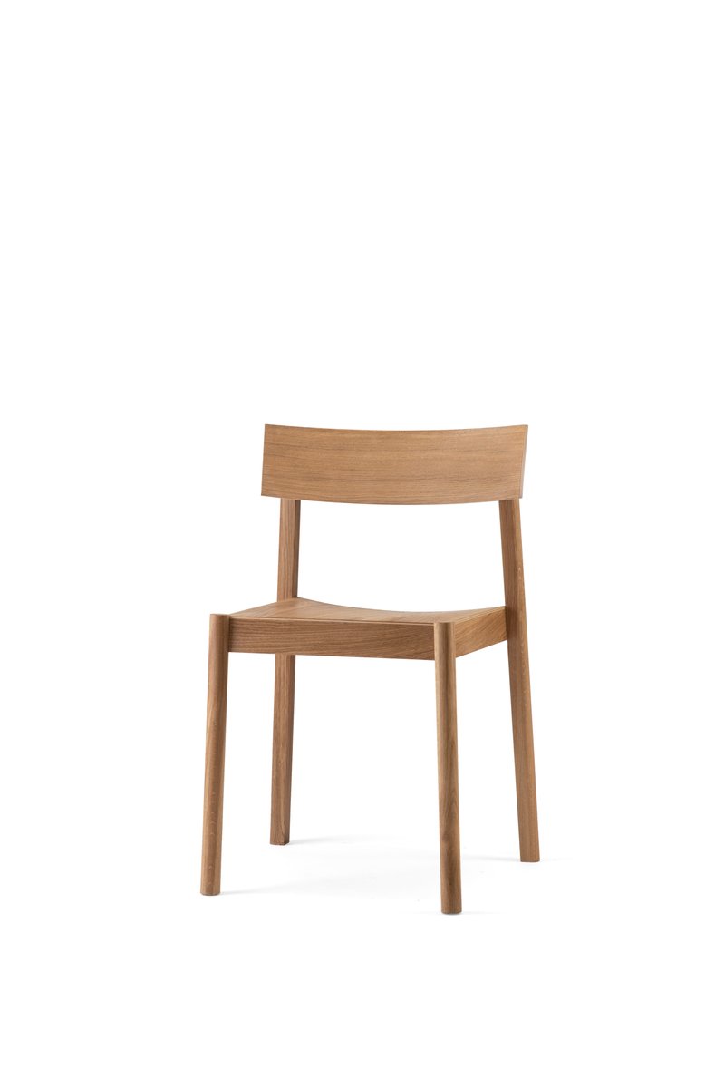 Natural Oil Rectangular Citizen Chair by etc.etc. for Emko