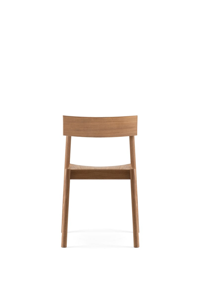 Natural Oil Rectangular Citizen Chair by etc.etc. for Emko