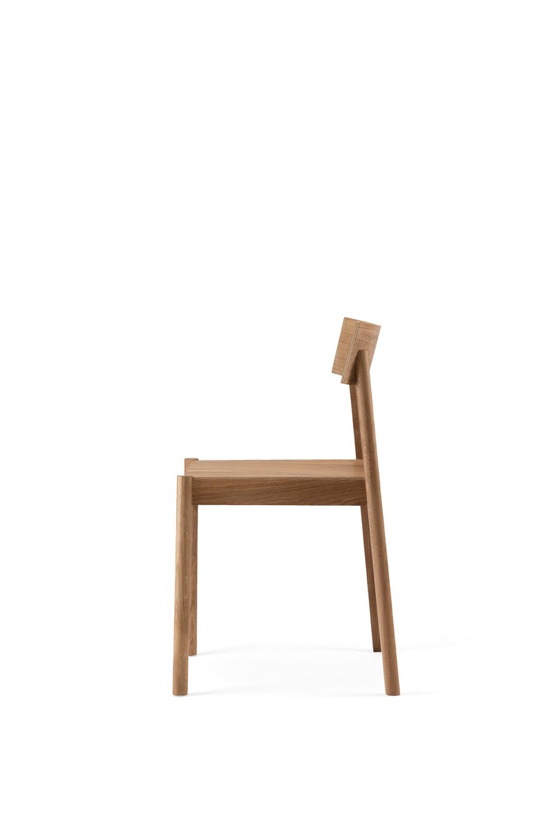 Natural Oil Rectangular Citizen Chair by etc.etc. for Emko