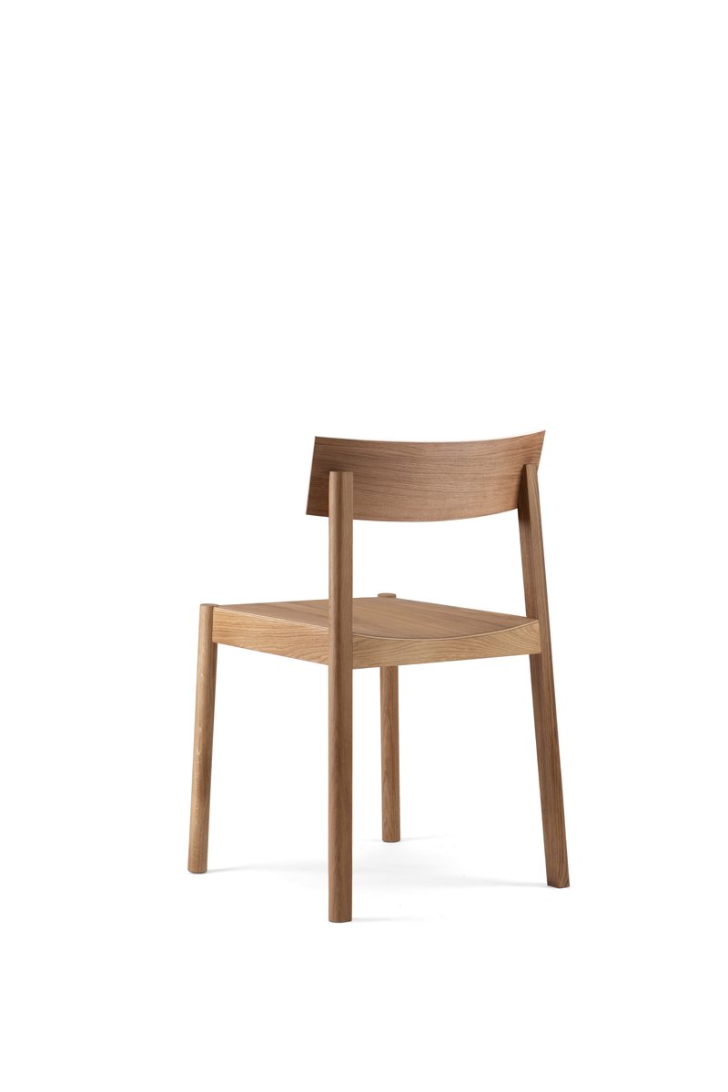 Natural Oil Rectangular Citizen Chair by etc.etc. for Emko