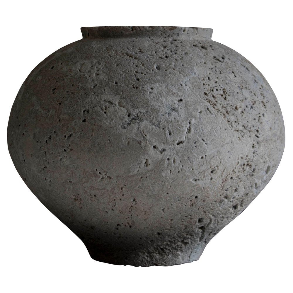 Natural Stone Moon Vase by Bicci De Medici