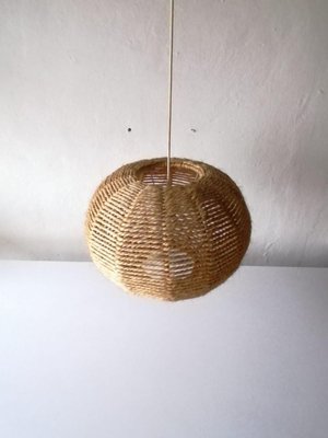 Natural Thread Pendant Lamp, 1960s-RDS-1146730