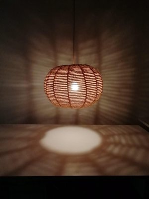 Natural Thread Pendant Lamp, 1960s-RDS-1146730