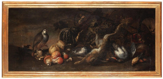 Naturamortista italiano del XVII secolo, Natura morta, XVII secolo, olio su tela