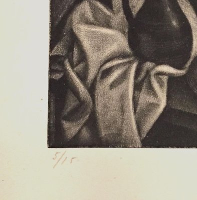 Nature Morte au Pichet - Original Manière Noir by Demetrios Galanis - 1925 ca. 1925 ca.-ZCI-760325