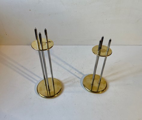 Nautical Adjustable Candlesticks by Peter Seidelin Jessen for Delite, Set of 2-LCR-1107665