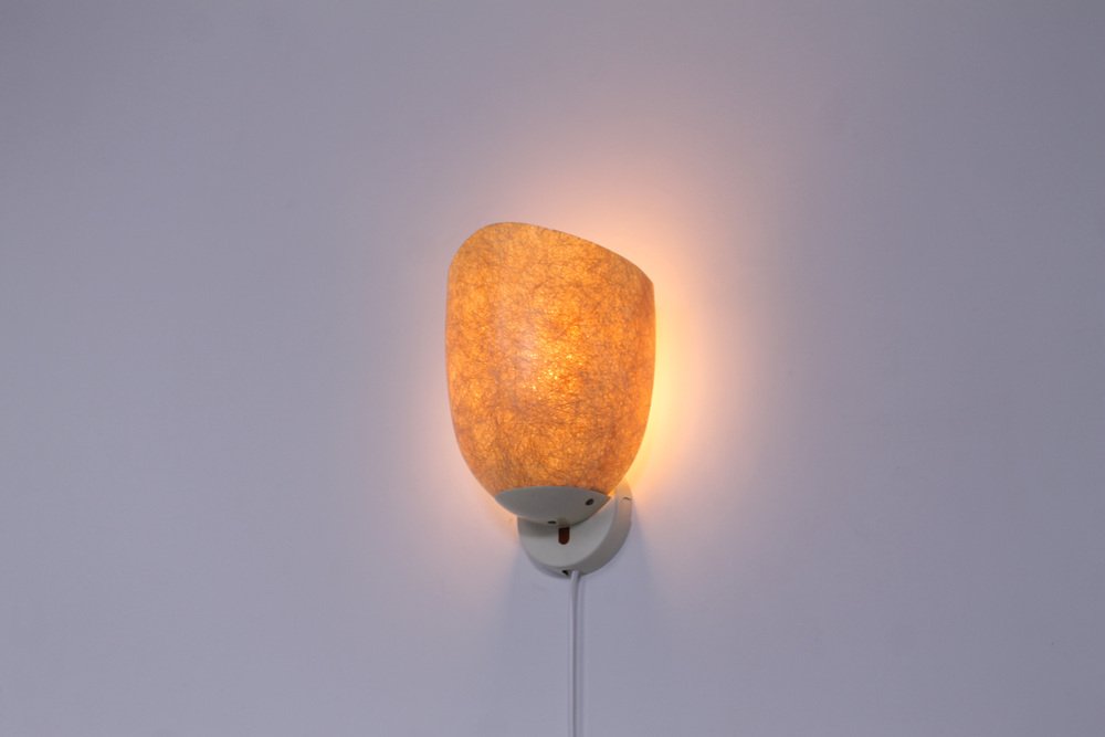 Nd 11 Fiberglass Wall Light by Louis C. Kalff for Philips, 1950s