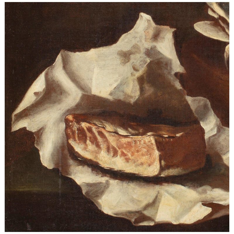 Neapolitan Master, Still Life with Cuttlefish, 17th Century, Oil on Canvas