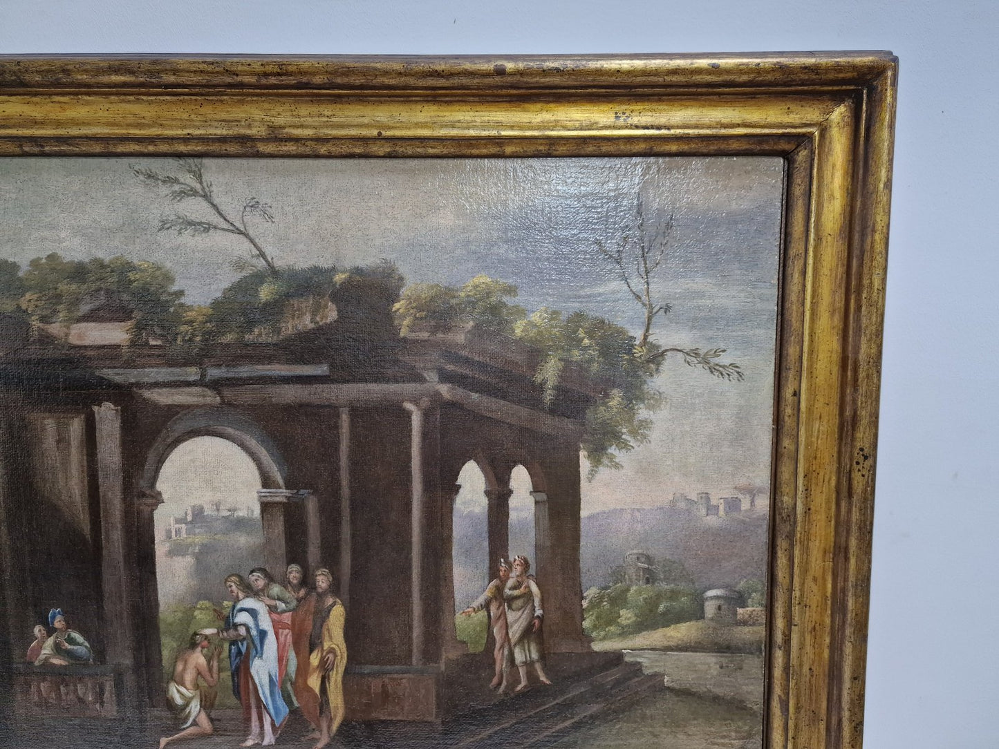 Neapolitan Scene, 18th Century, Oil on Canvas