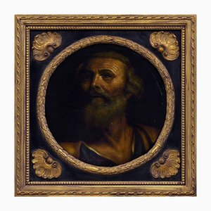 Neapolitan School Artist, Philosopher, 1600s, Oil on Canvas, Framed-VHF-1170157