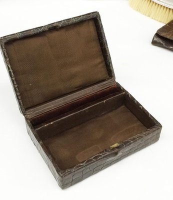 Necessaire Travel Case with Silver Interior from William Neale & Son Ltd, Birmingham-UCH-1224908