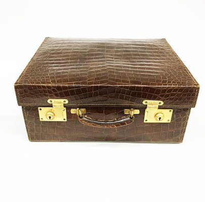 Necessaire Travel Case with Silver Interior from William Neale & Son Ltd, Birmingham-UCH-1224908