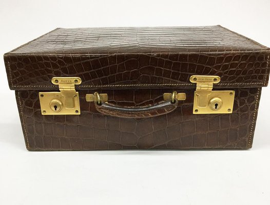 Necessaire Travel Case with Silver Interior from William Neale & Son Ltd, Birmingham-UCH-1224908