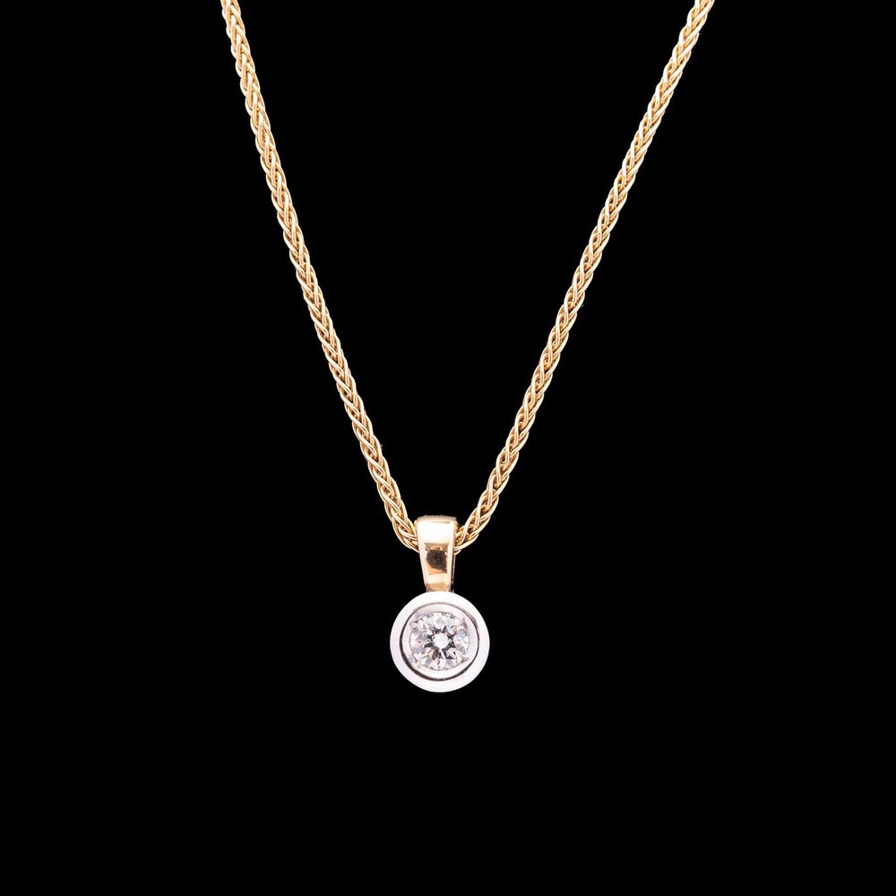 Necklace with Diamond Pendant