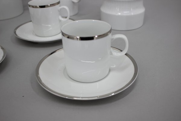 Nefertiti Porcelain Tea Set by Jaroslav Jezek, Czechoslovakia, 1964, Set of 9-TZ-1278227