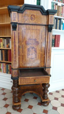 Neo-Baroque Stud Cabinet, Walnut, 19th Century-RYP-2034353