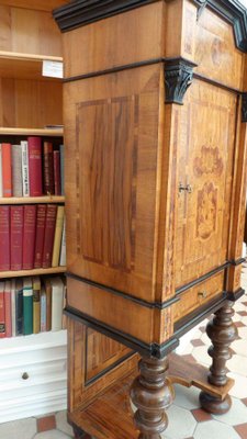 Neo-Baroque Stud Cabinet, Walnut, 19th Century-RYP-2034353