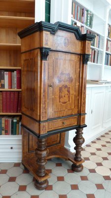 Neo-Baroque Stud Cabinet, Walnut, 19th Century-RYP-2034353