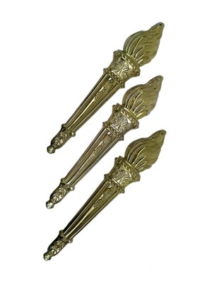 Neo-Classical Decorative Elements in Brass, Set of 3-FSD-1374314